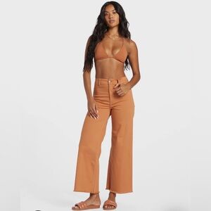Billabong free fall wide leg crop